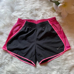 Nike Womens Black & pink Dri Fit Elastic Waist